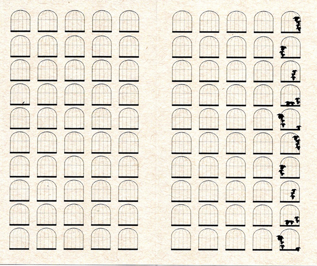 美容院　スタンプカード